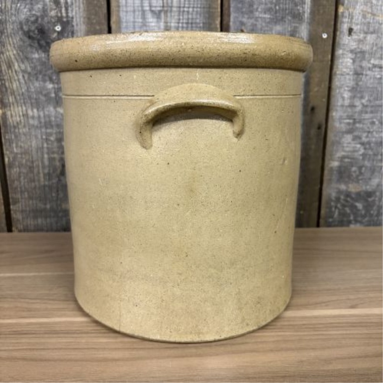 American Salt-Glazed Three-Gallon Bee Sting Stoneware Crock