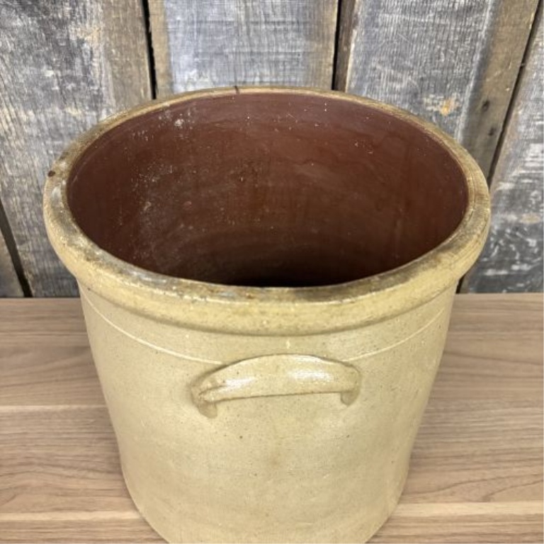 American Salt-Glazed Three-Gallon Bee Sting Stoneware Crock