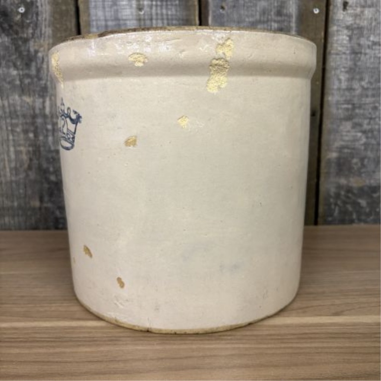 Robinson Ransbottom Pottery Co. Two-Gallon Blue Crown Stoneware Crock