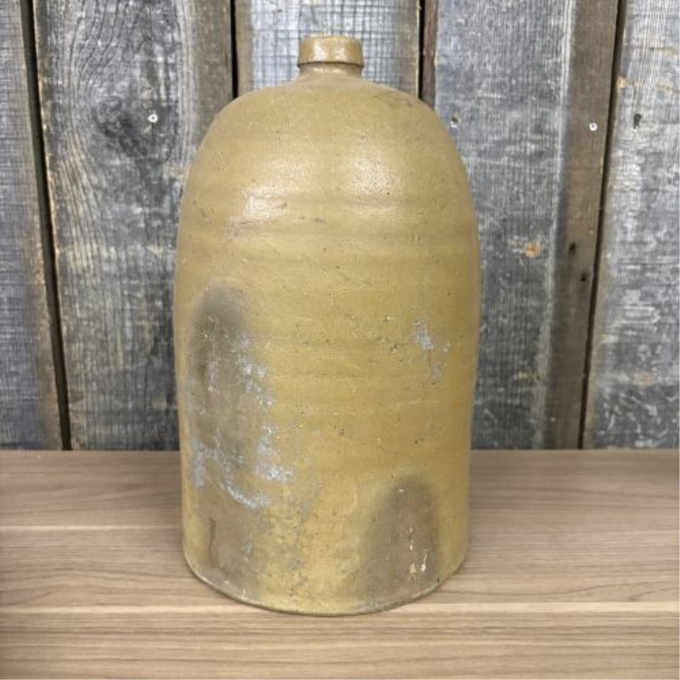 Antique Salt Glazed Stoneware Jug Attributed to Meyer Pottery