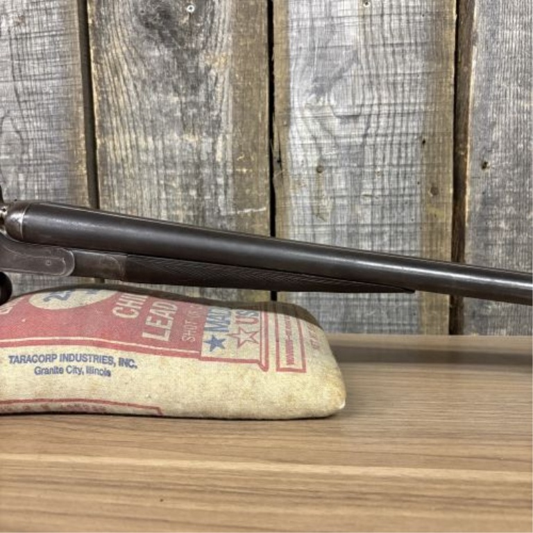 Belgian-Made Side-by-Side Hammer Shotgun 16 Gauge with 32 Inch Barrel Antique