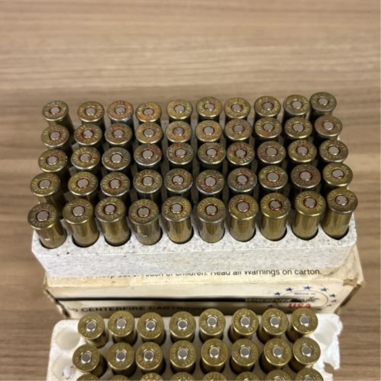 A Lot of 90 Rounds of Winchester .38 Special 130 Grain Full Metal Jacket Ammunition