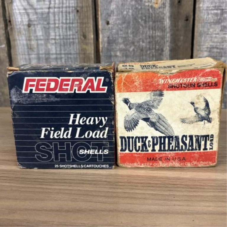 A Lot of Federal and Winchester 12 Gauge Shotgun Shells