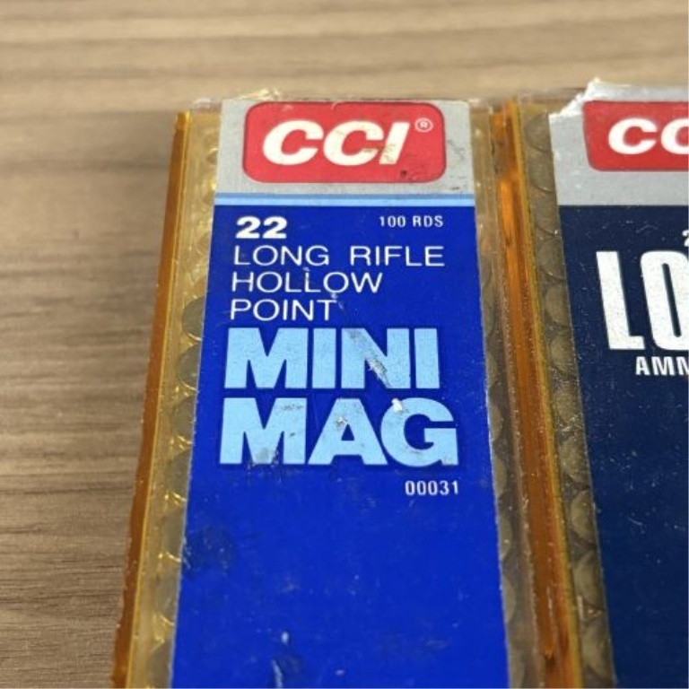 CCI Mini-Mag and 22 Long Rimfire Ammunition .22 Caliber
