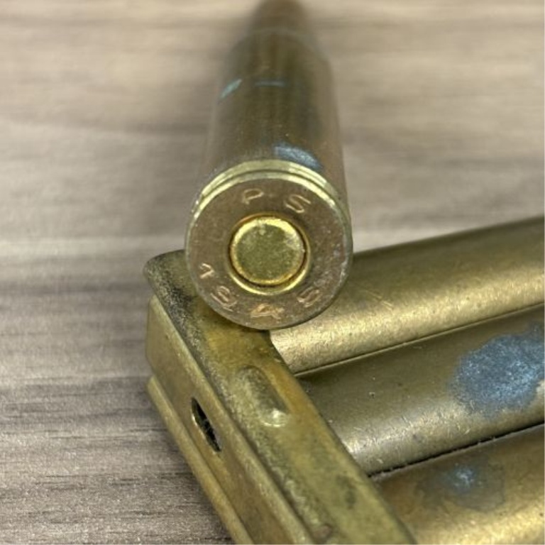 A Lot of 15 Pirotecnico de Sevilla 7.92x57mm Mauser Cartridges 1945