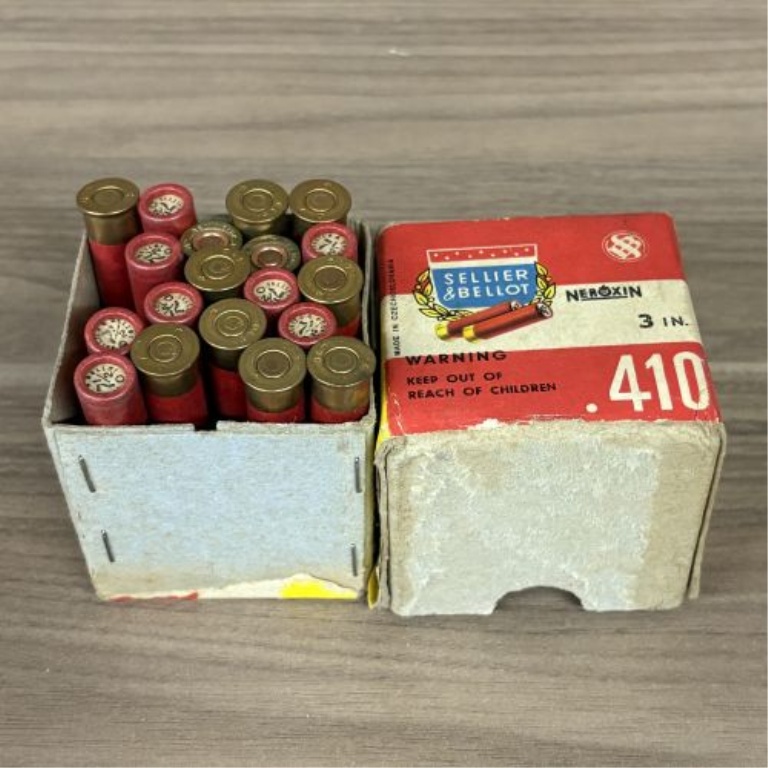 A Lot of 25 Sellier & Bellot Neroxin Shotgun Ammunition .410 Gauge