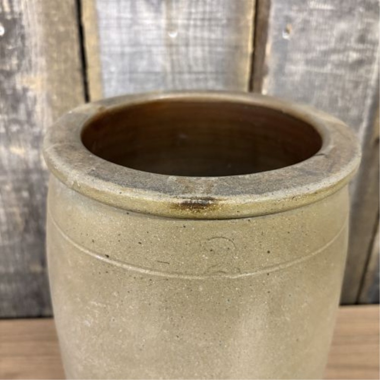 American Two Gallon Salt Glazed Stoneware Storage Crock