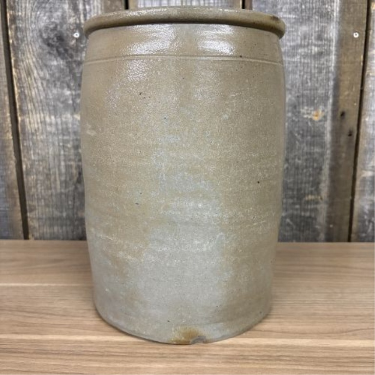 American Two Gallon Salt Glazed Stoneware Storage Crock
