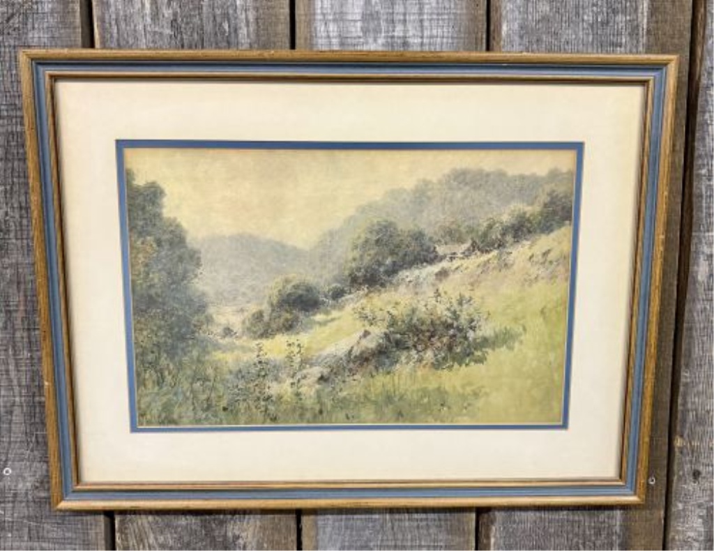 Paul Sawyier (American, 1865-1917), Summertime, Watercolor on Paper