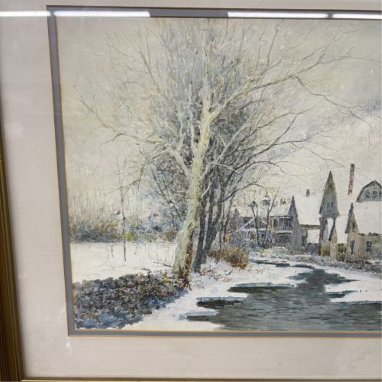 Paul Sawyier (1865-1917), Winter Stream, Limited Edition Print