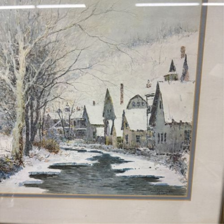 Paul Sawyier (1865-1917), Winter Stream, Limited Edition Print