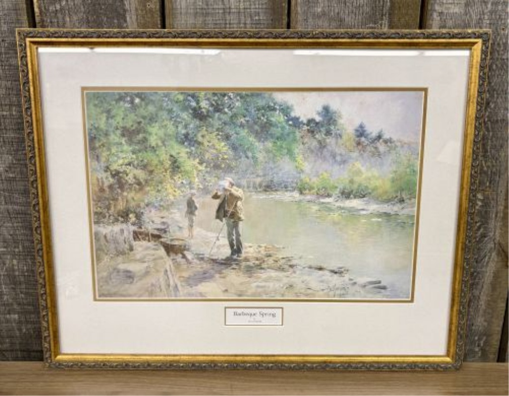 Paul Sawyier (American, 1865-1917) Limited Edition Print, Barbeque Spring