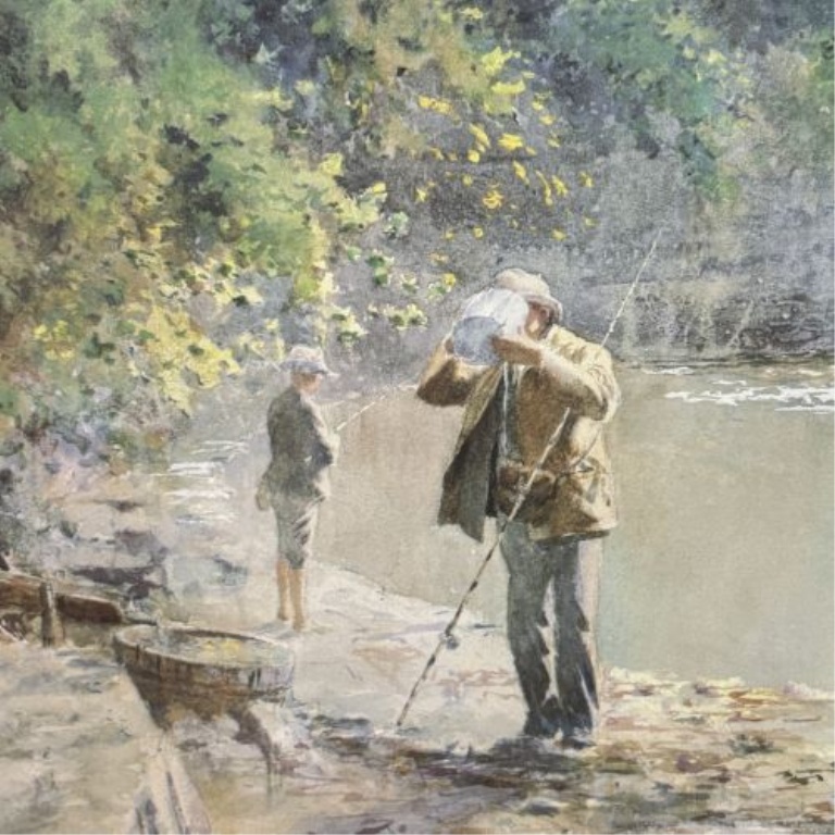 Paul Sawyier (American, 1865-1917) Limited Edition Print, Barbeque Spring