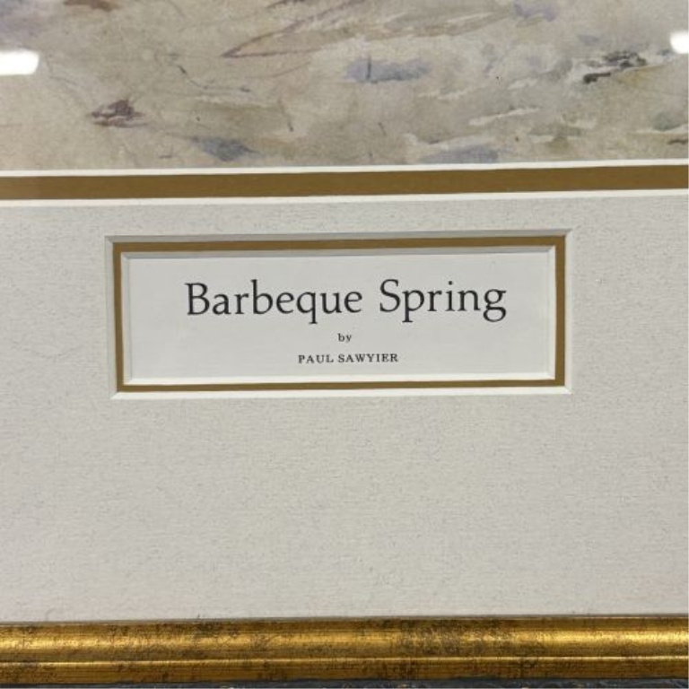Paul Sawyier (American, 1865-1917) Limited Edition Print, Barbeque Spring