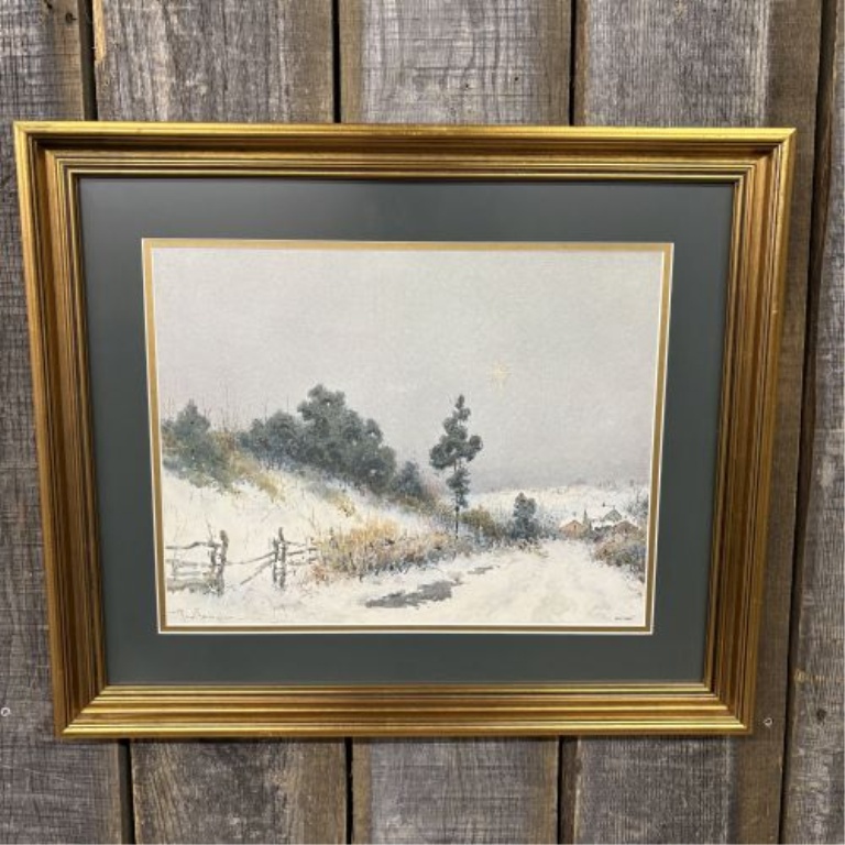 Paul Sawyier, The Fading Day, Limited Edition Photomechanical Lithograph