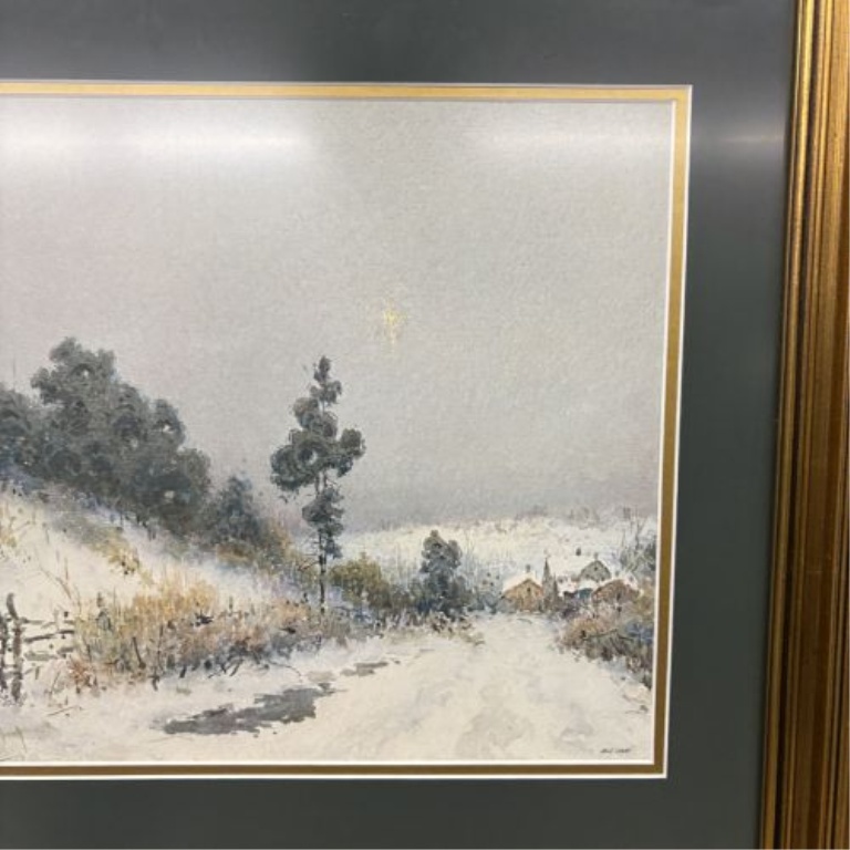 Paul Sawyier, The Fading Day, Limited Edition Photomechanical Lithograph