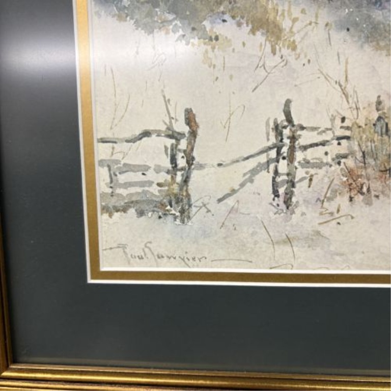 Paul Sawyier, The Fading Day, Limited Edition Photomechanical Lithograph