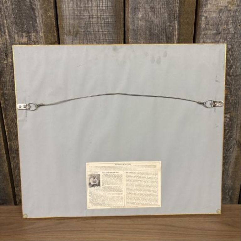 Paul Sawyier, The Fading Day, Limited Edition Photomechanical Lithograph