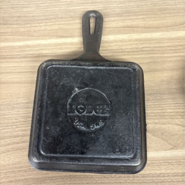 Two Lodge Cast Iron Skillets