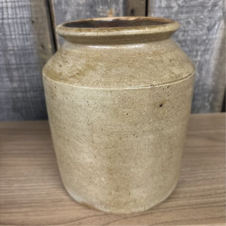 Two 19th Century American Glazed Stoneware Jars