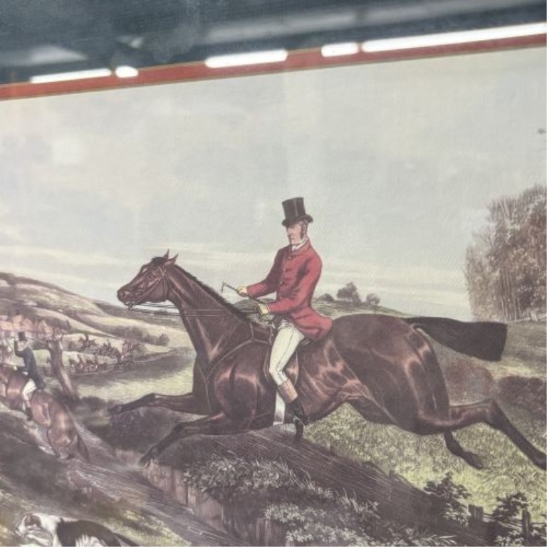 Fox Hunting Scene Print After William Joseph Shayer, Full Cry