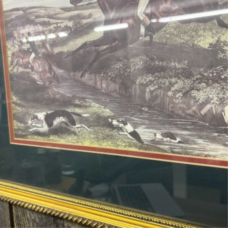 Fox Hunting Scene Print After William Joseph Shayer, Full Cry