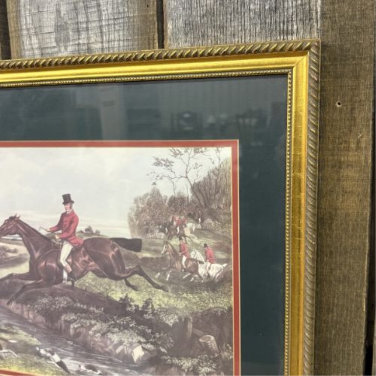 Fox Hunting Scene Print After William Joseph Shayer, Full Cry