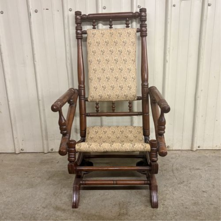Late 19th Century Victorian Eastlake Style Platform Rocking Chair
