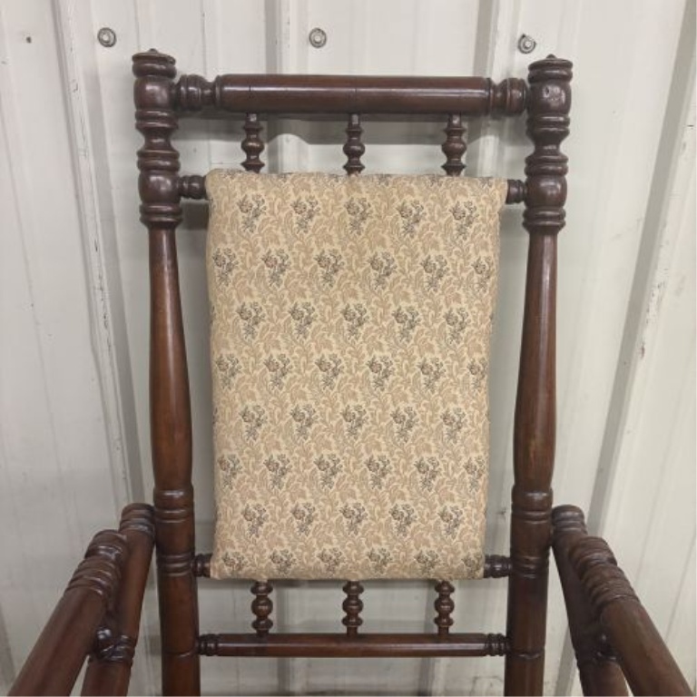 Late 19th Century Victorian Eastlake Style Platform Rocking Chair