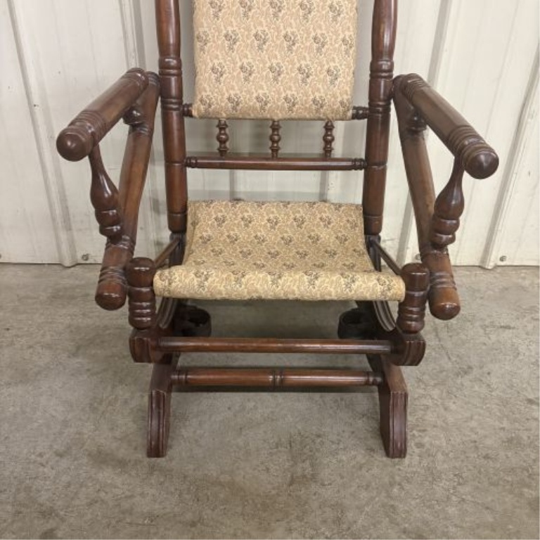 Late 19th Century Victorian Eastlake Style Platform Rocking Chair
