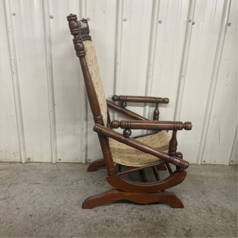 Late 19th Century Victorian Eastlake Style Platform Rocking Chair