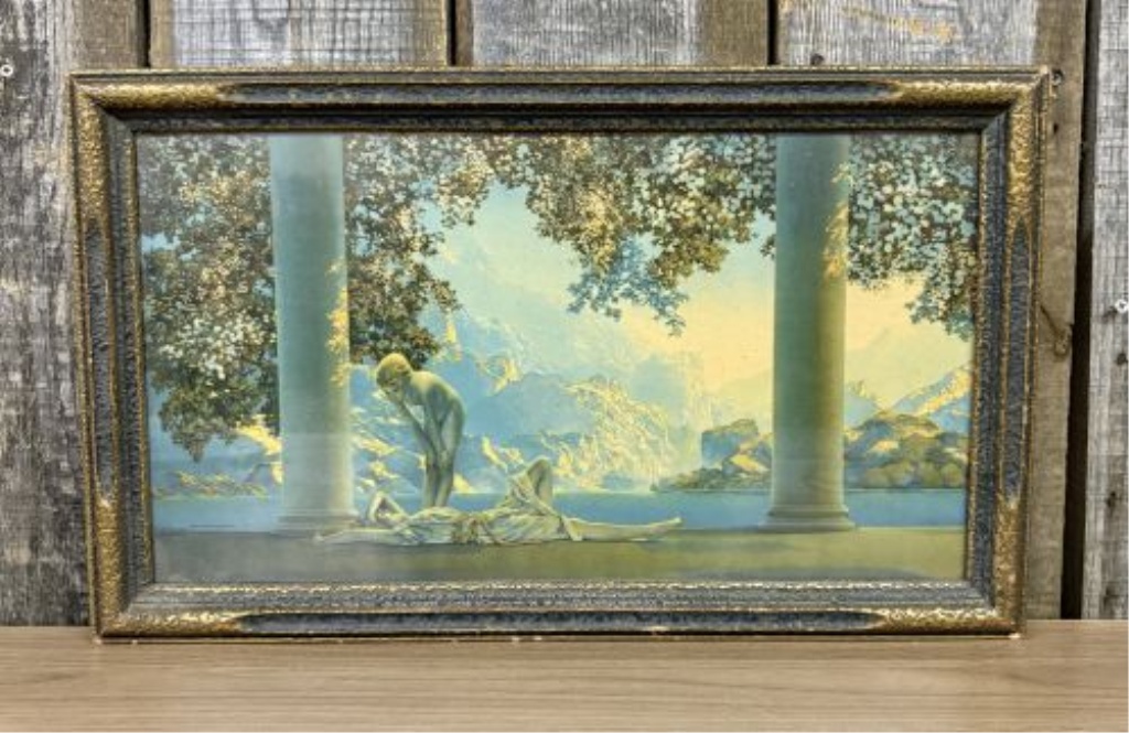 Maxfield Parrish Daybreak Framed Lithograph Print