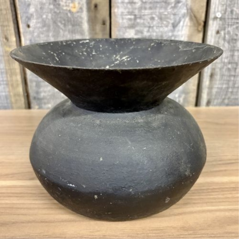 Antique Gate-Marked Cast Iron Spittoon