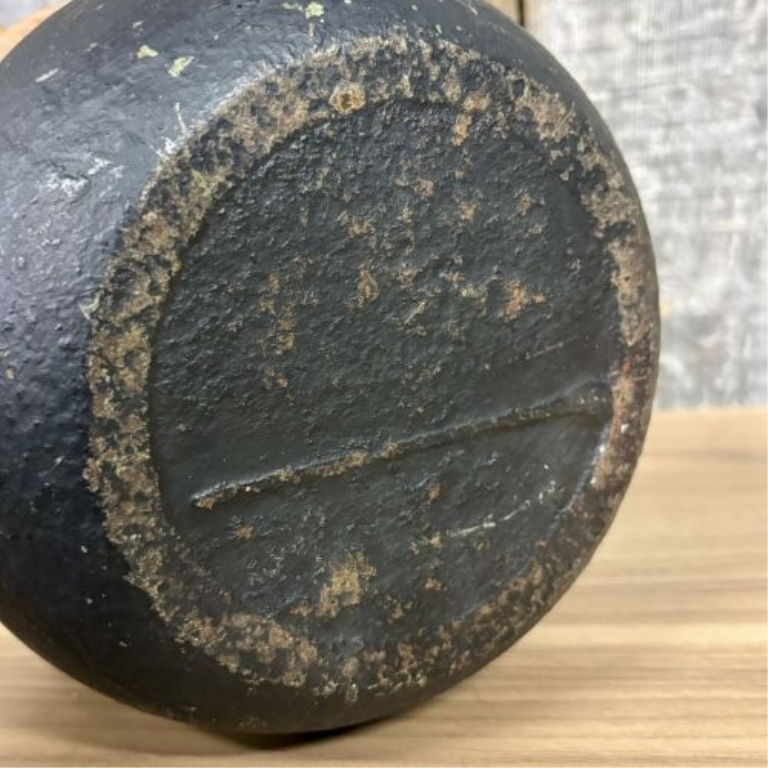 Antique Gate-Marked Cast Iron Spittoon