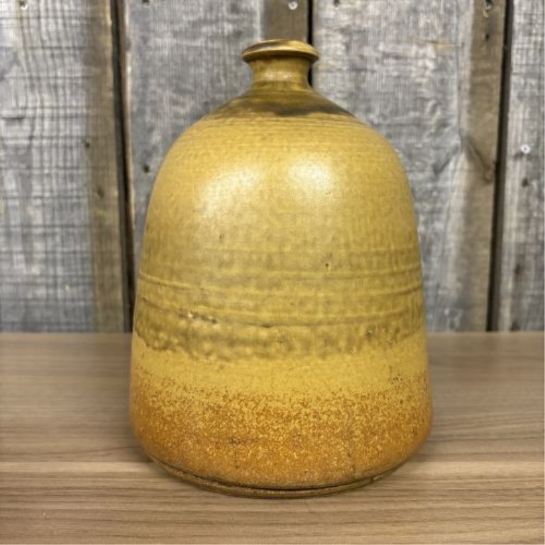 Studio Pottery Stoneware Beehive Vase in the Style of Rudi Stahl
