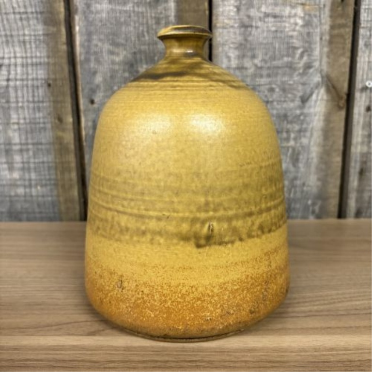 Studio Pottery Stoneware Beehive Vase in the Style of Rudi Stahl