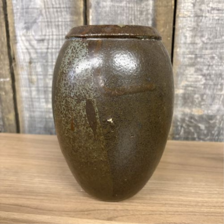 Two American Studio Pottery Stoneware Jars, one Signed Truong 1992