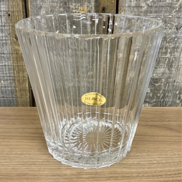 Block 24 Percent Full Lead Crystal Imperial Pattern Ice Bucket