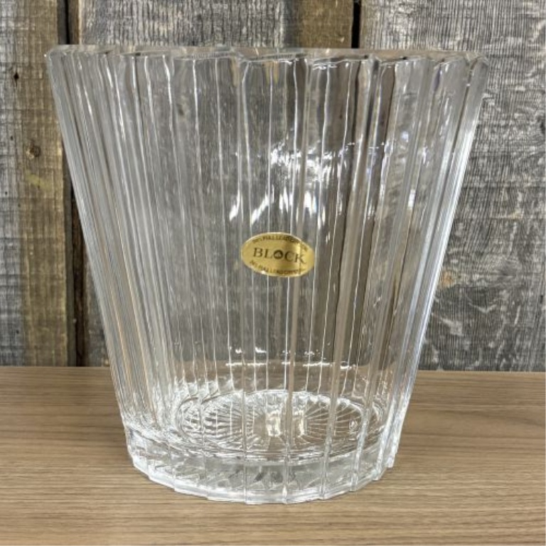 Block 24 Percent Full Lead Crystal Imperial Pattern Ice Bucket