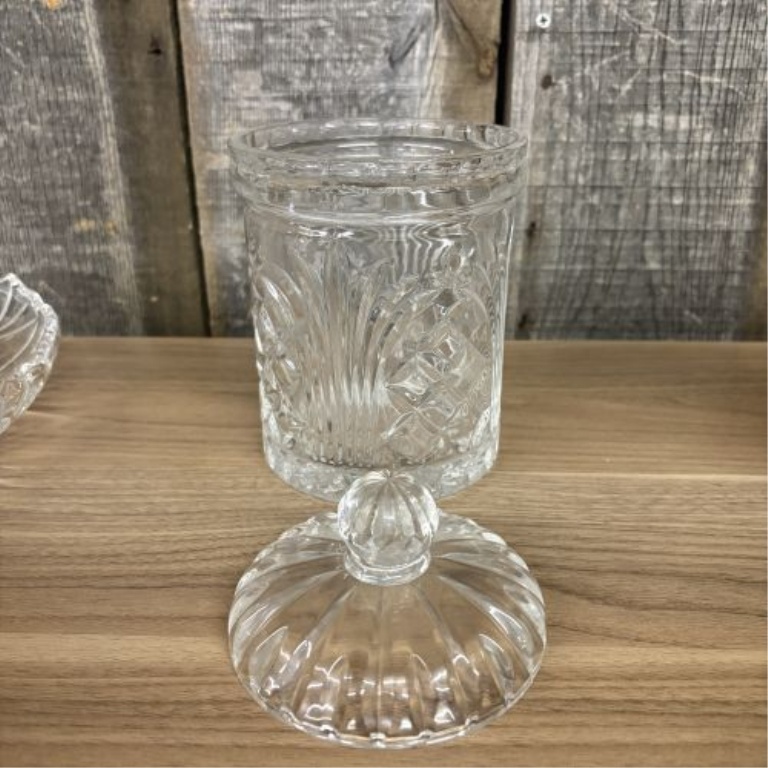 A Collection of Anchor Hocking Early American Prescut Glassware