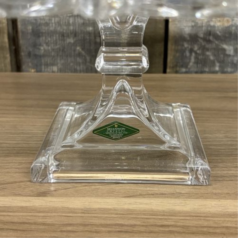 Shannon Crystal by Godinger Freedom Collection Square Pedestal Cake Stand