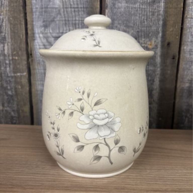 Two Ceramic Lidded Vessels Including a Southampton Stoneware Canister and a Signed Studio Pottery Jar Dated 1975