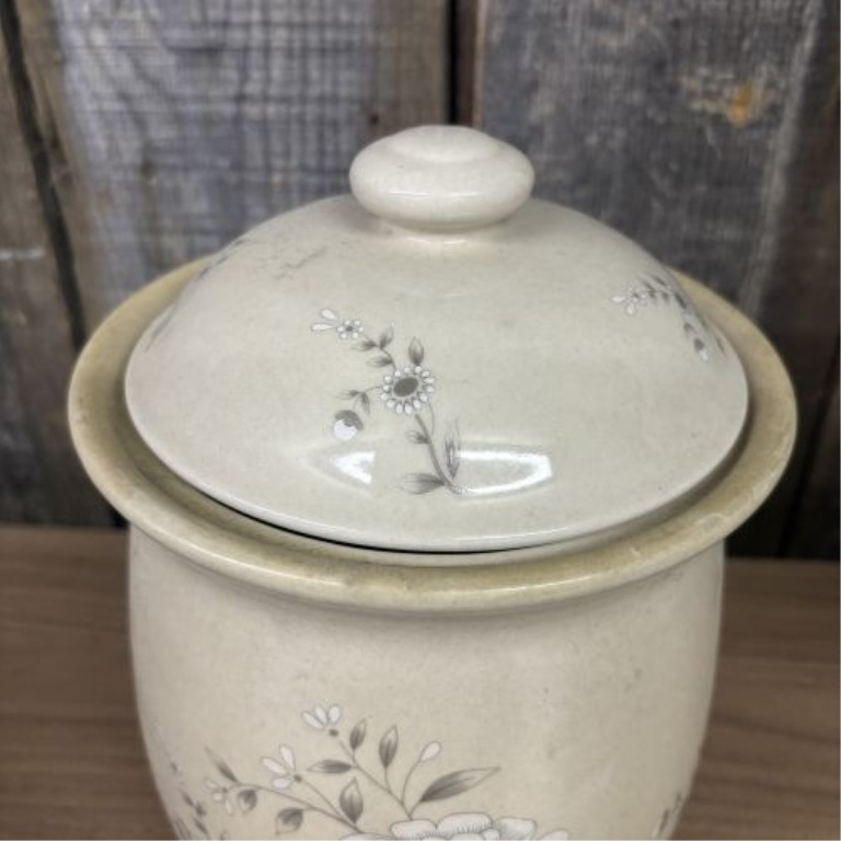 Two Ceramic Lidded Vessels Including a Southampton Stoneware Canister and a Signed Studio Pottery Jar Dated 1975