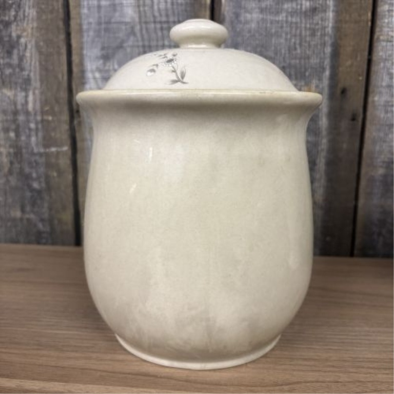 Two Ceramic Lidded Vessels Including a Southampton Stoneware Canister and a Signed Studio Pottery Jar Dated 1975