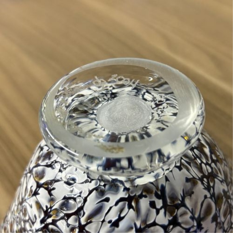Two Pieces of Contemporary Hand-Blown Art Glass