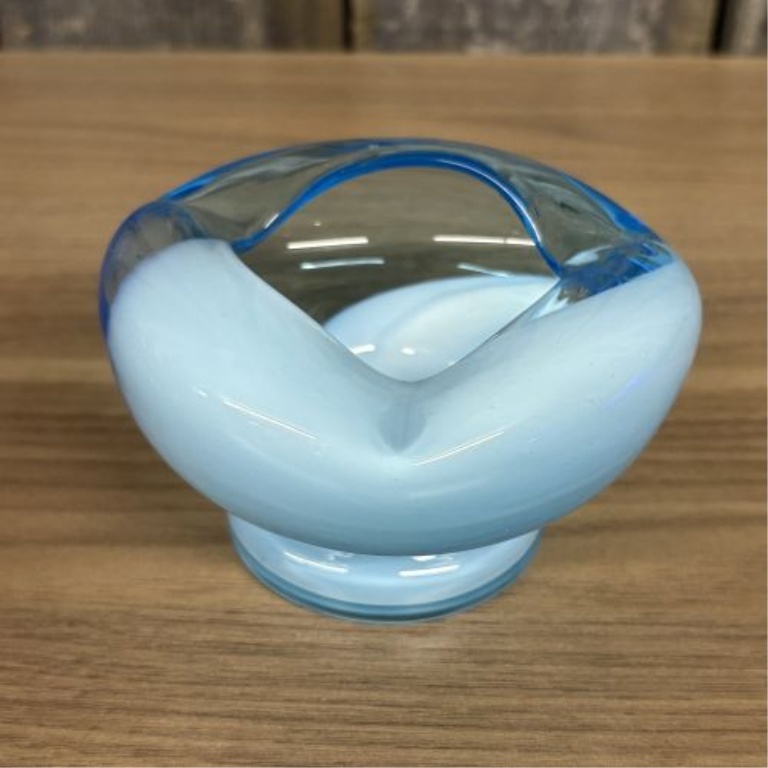 Two Pieces of Contemporary Hand-Blown Art Glass