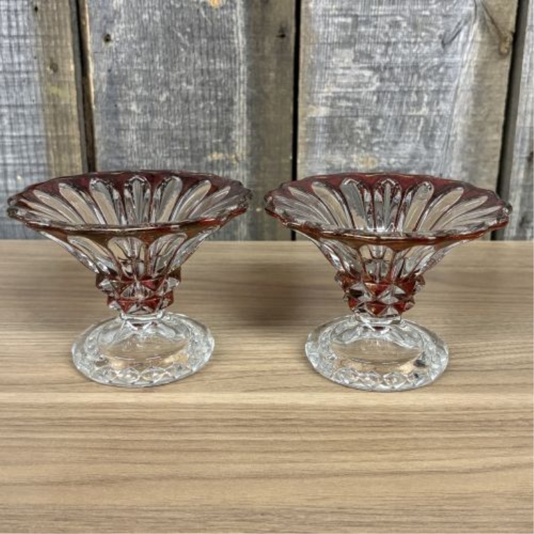 A Collection of Decorative Glass and Crystal Tableware Including Lenox and PartyLite