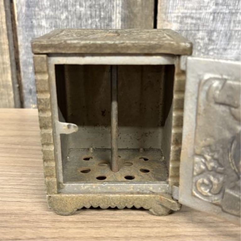 Antique Savings Bank Combination Safe Still Bank