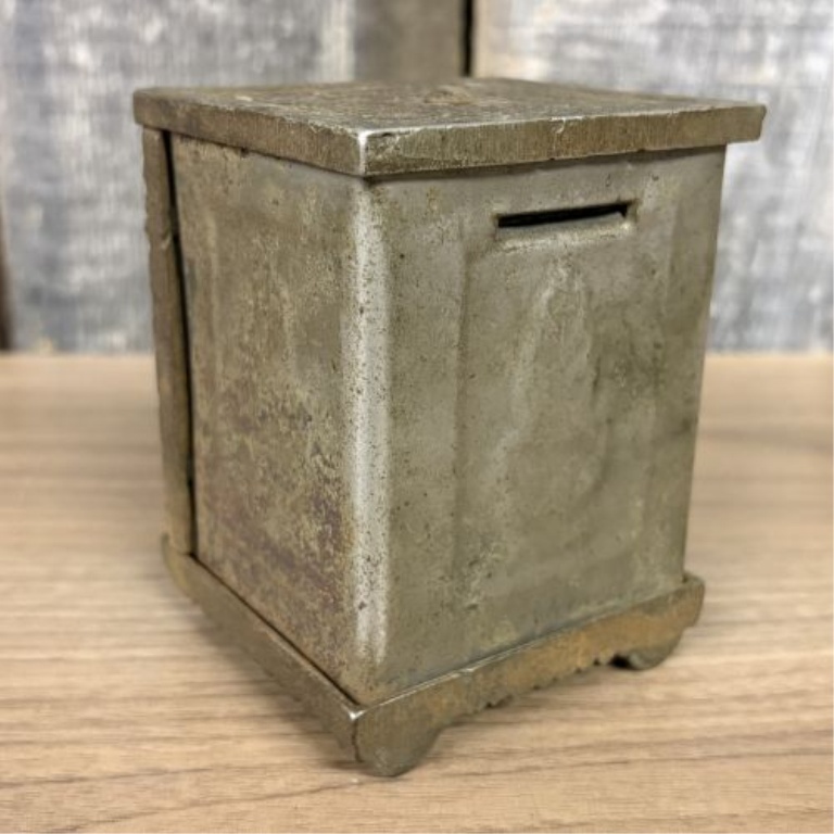 Antique Savings Bank Combination Safe Still Bank
