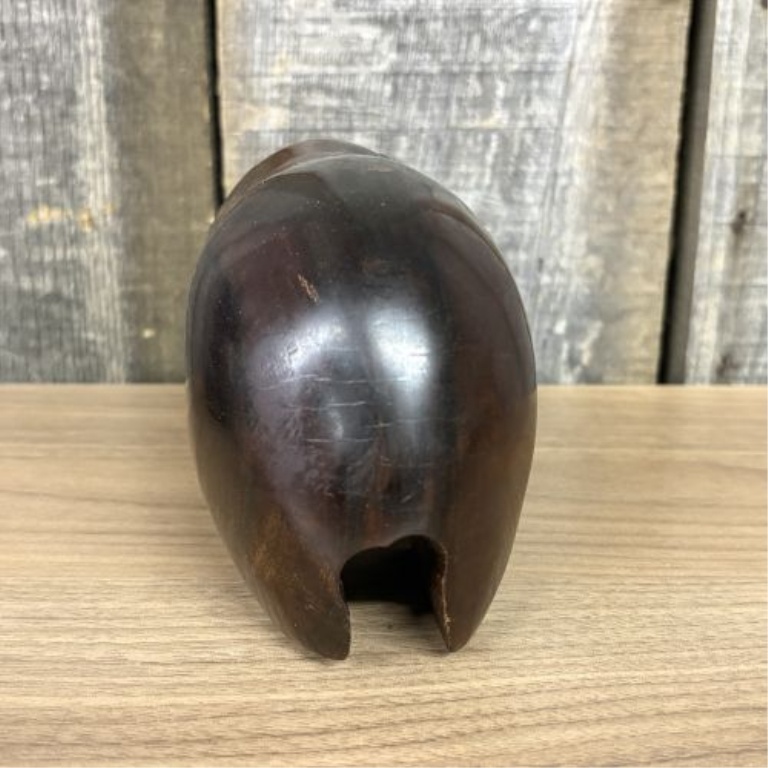 Two Hand-Carved Desert Ironwood Animal Figures, Pelican and Bear